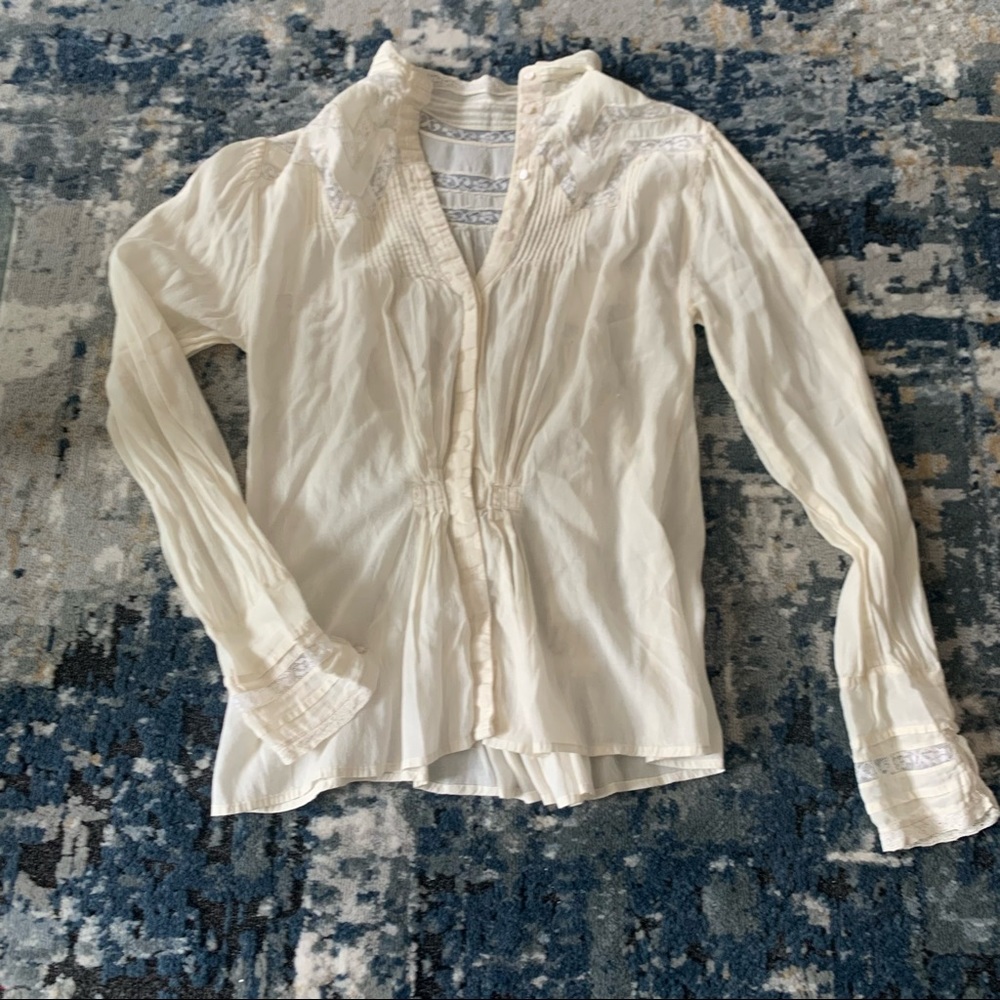 Malene Birger White womens blouse S